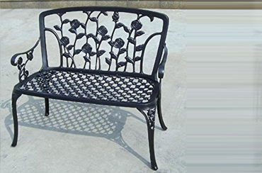 cast aluminium chair