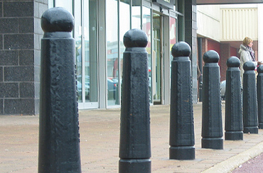 green bollards in UAE