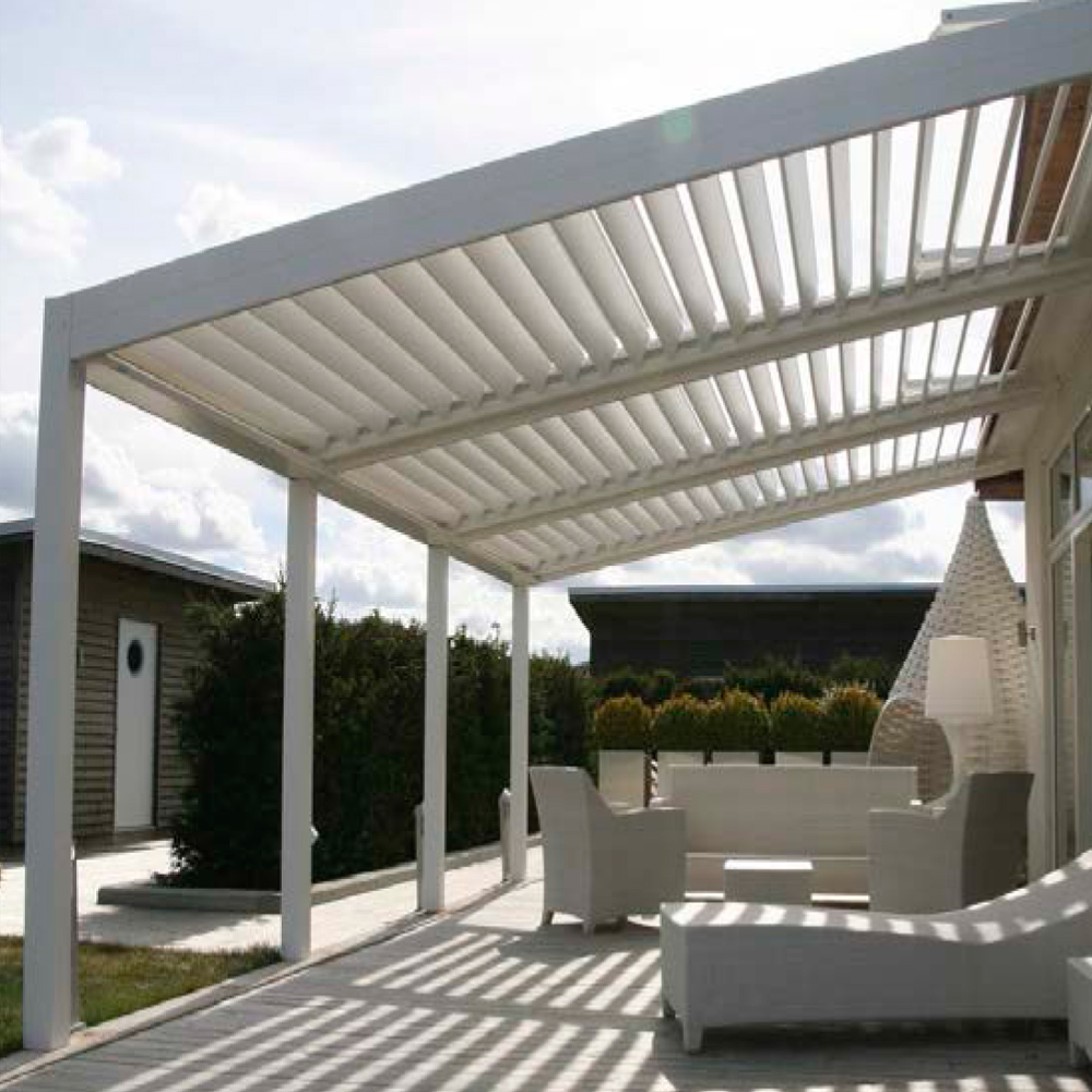 white pergola in UAE