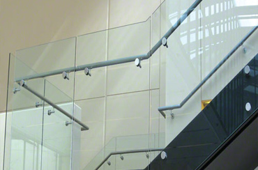 Staircase glass works in Dubai